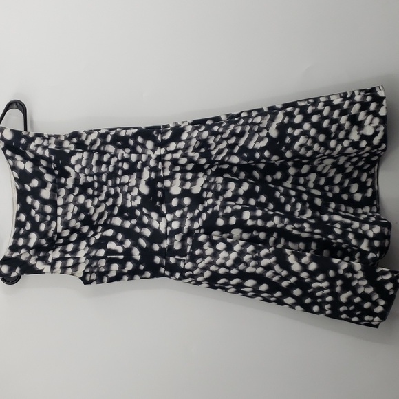 JIL SANDER NAVY Abstract Print Dress size 36 - Picture 6 of 11